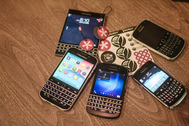 Różne telefony BlackBerry