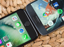 Opis: Apple iPhone 7 vs Samsung Galaxy S7