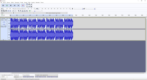 własny dzwonek w audacity