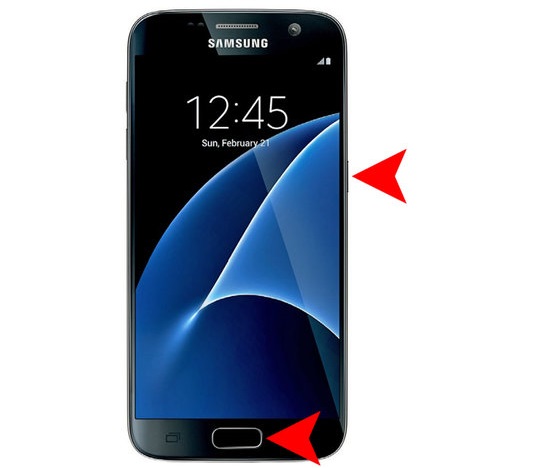 galaxy s7 zrzut ekranu
