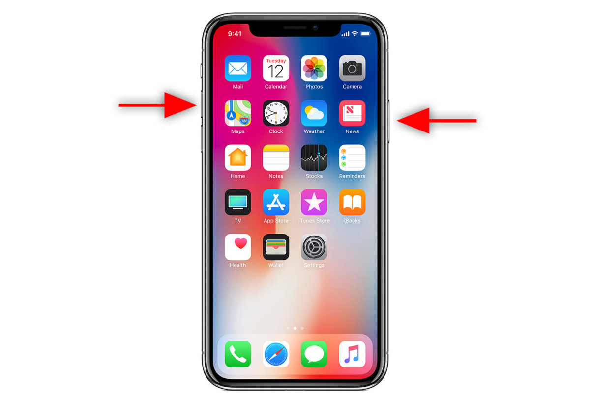 zrzut ekranu w apple iphone