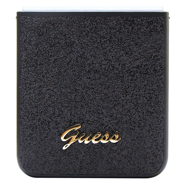Etui Guess GUHCZF5HGGSHK F731 Galaxy Z Flip5 czarny/black hardcase Glitter Script Case