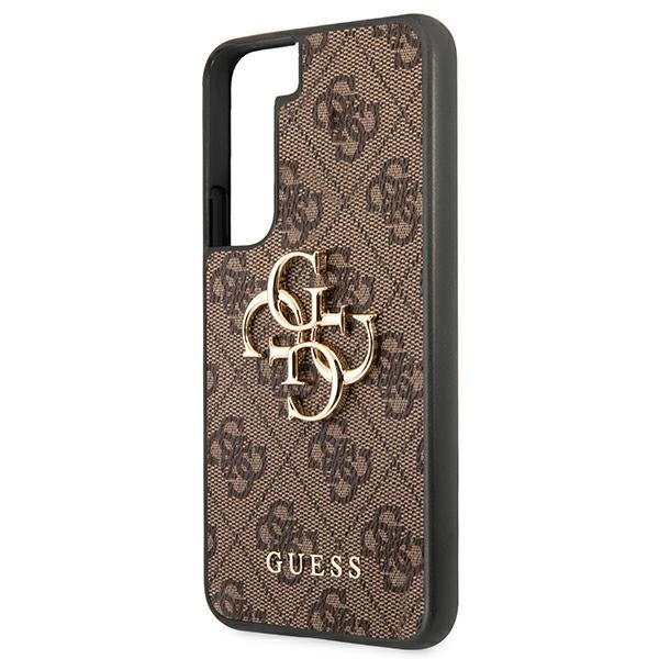 Etui GUESS Samsung Galaxy S22 4G Big Metal Logo Brązowy Hardcase