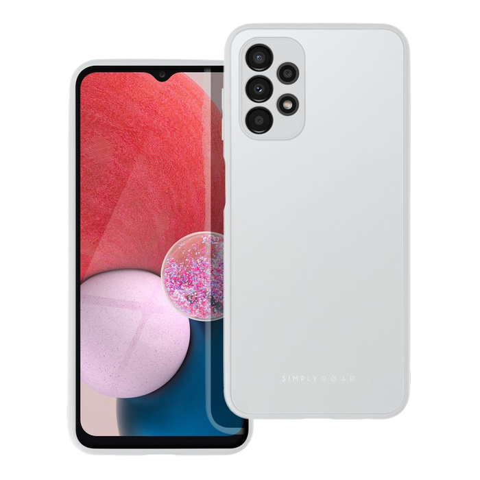 ROAR futerał MATTE GLASS do SAMSUNG A13 4G stalowy