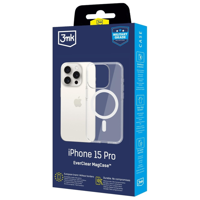 Etui 3MK EverClear MagCase do Apple      iPhone 15 Pro