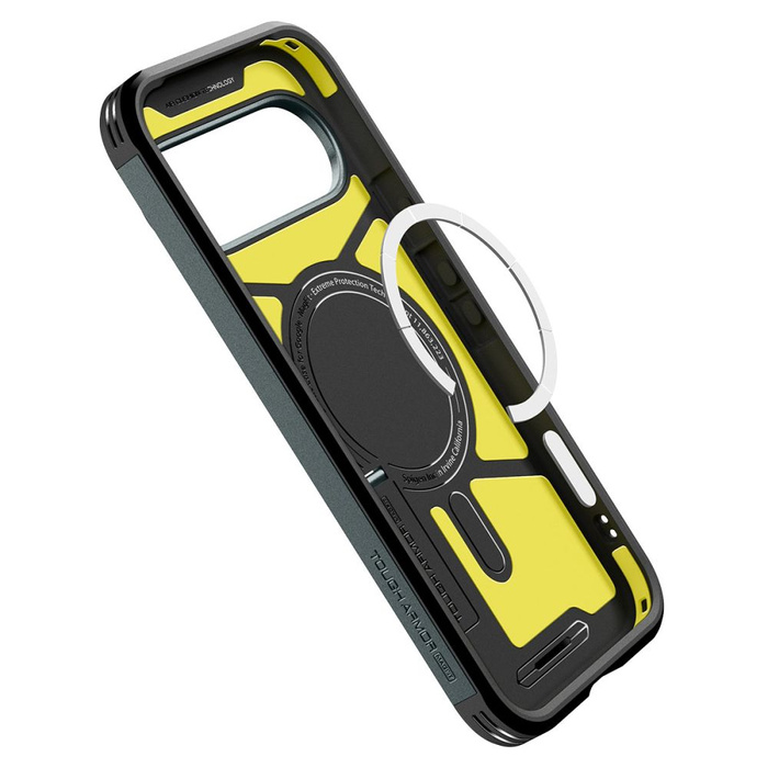 ETUI SPIGEN GOOGLE PIXEL 10 PRO XL TOUGH ARMOR MAG MAGSAFE ABYSS GREEN