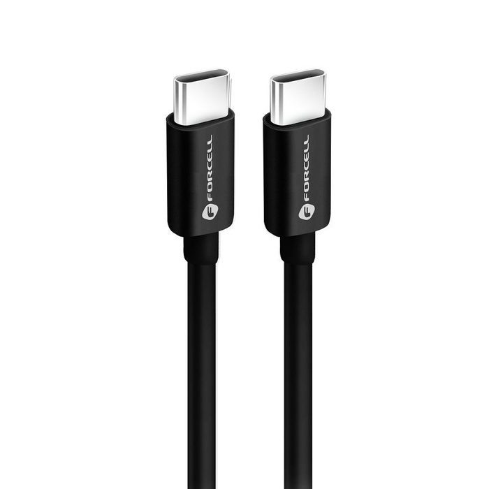 Kabel USB C do USB C Forcell F-Energy QC4.0 PD 3A 60W 3 m C338 czarny