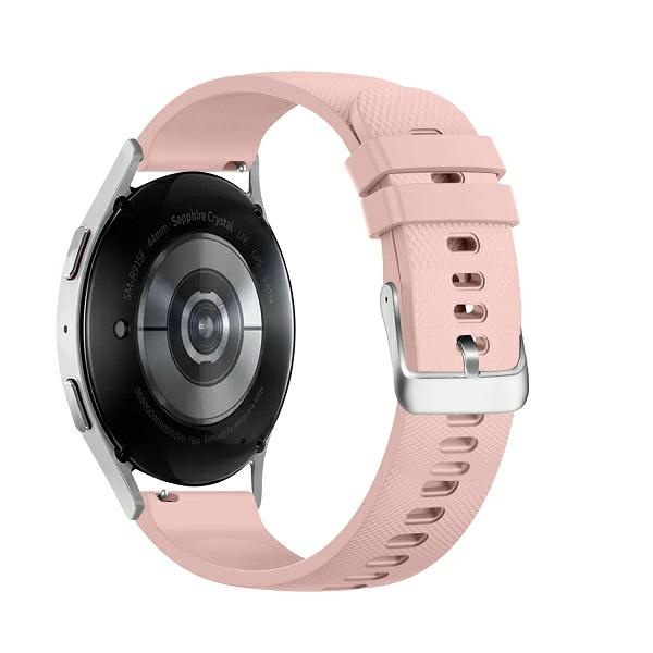 Beline pasek Watch 20mm Grid TextureSilicone różowy /pink box