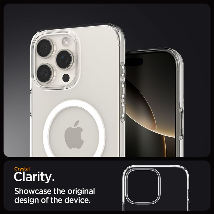 ETUI SPIGEN LIQUID CRYSTAL MAG MAGSAFE IPHONE 16 PRO MAX CLEAR