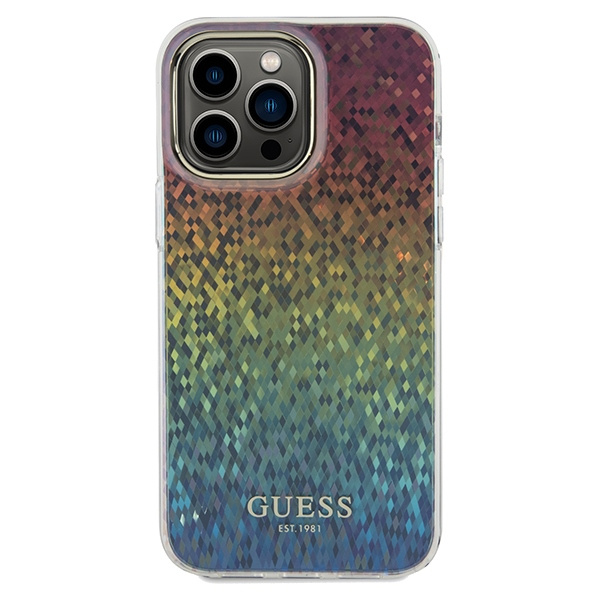 Etui Guess GUHCP13XHDECMI iPhone 13 Pro Max 6.7" wielokolorowy hardcase IML Faceted Mirror Disco Iridescent Case