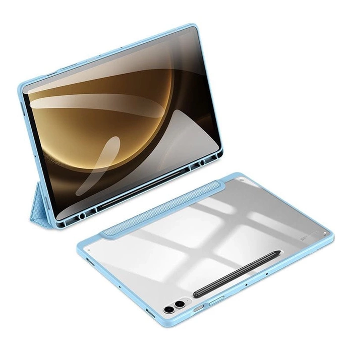 Etui z klapką podstawką Dux Ducis Toby do Samsung Galaxy Tab S9 FE - niebieskie