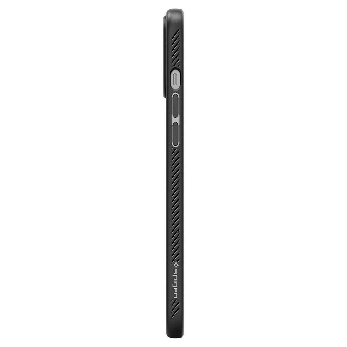 Etui SPIGEN iPhone 12 Pro Max Liquid Air Matte Black Czarne Case