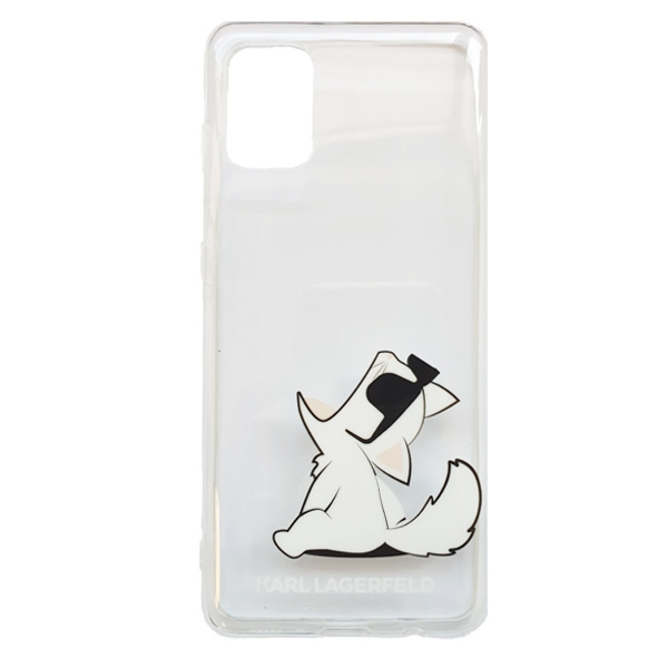 Etui KARL LAGERFELD Samsung Galaxy A31 Choupette Fun Bezbarwny Case