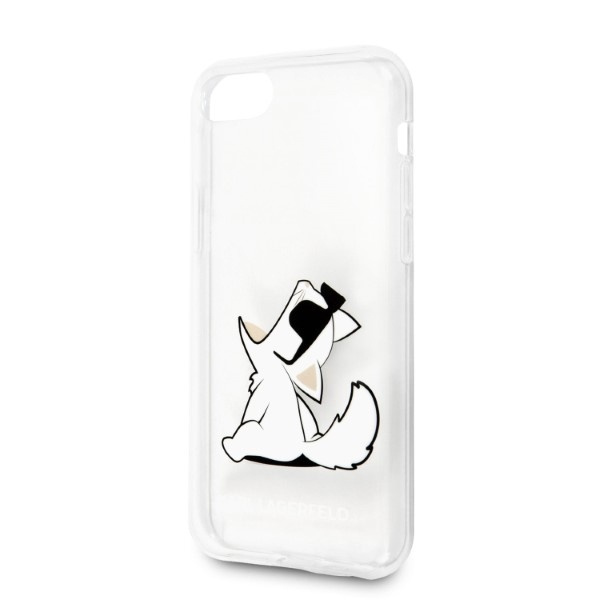 Etui KARL LAGERFELD Apple iPhone 7 8 SE 2020 Choupette Fun Bezbarwny Case
