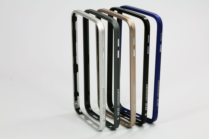 Etui LJY Sword 6 Samsung Galaxy S6 Aluminium Bumper Ramka Złoty