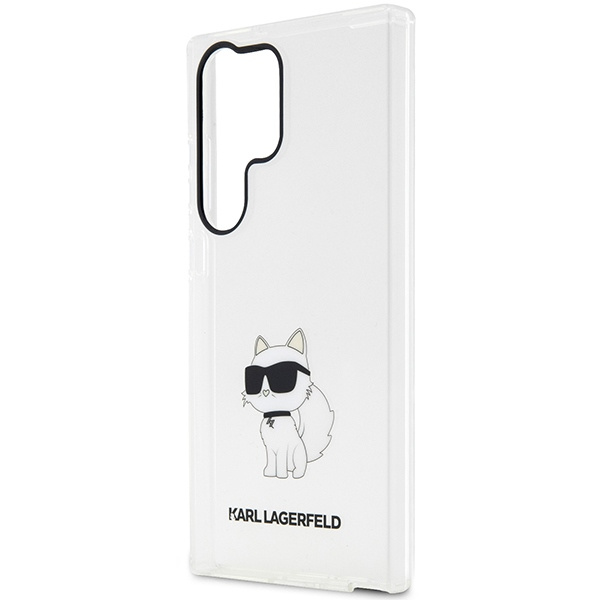 Etui Karl Lagerfeld Klhcs23lhnchtct S23 Ultra S918 Transparent Hardcase Ikonik Choupette Case