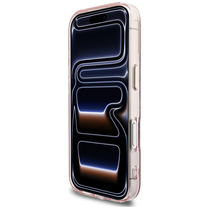 Etui Karl Lagerfeld IML KL Script Logo   MagSafe do iPhone 17 Pro różowy
