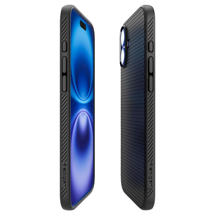 Etui SPIGEN LIQUID AIR IPHONE 16 PLUS MATTE BLACK