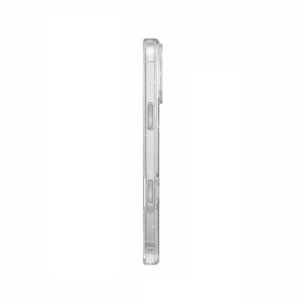 UNIQ etui Coehl Lumino iPhone 16 6.1" Magnetic Charging srebrny/sparkling silver