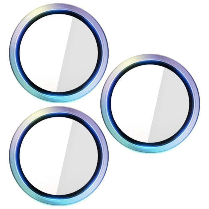 Ochrona na obiektyw aparatu 3MK iPhone 17 Pro /17 Pro Max HARDY Lens Protection Pro Wielokolorowy