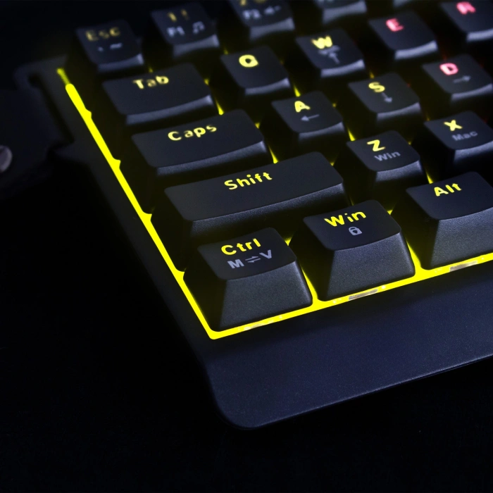 Klawiatura gamingowa Wozinsky WKGP-1165 mechaniczna podświetlana RGB - czarna