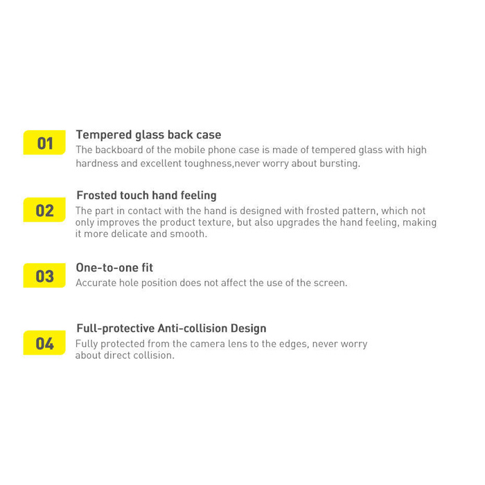 Etui Baseus Frosted Glass Case pokrowiec do iPhone 13 Pro sztywna obudowa z żelową ramką przezroczysty (ARWS000702)