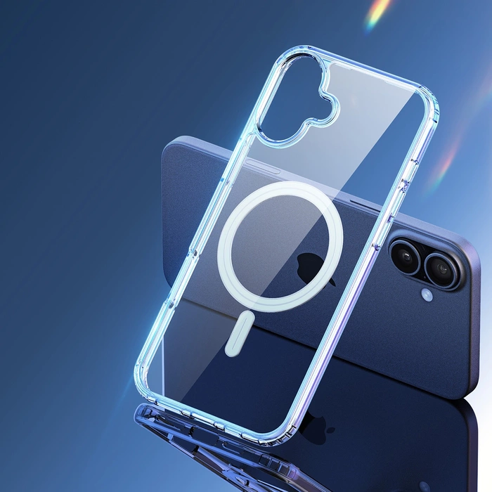 Etui Dux Ducis Clin Mag z MagSafe na iPhone 16 Plus - przezroczyste