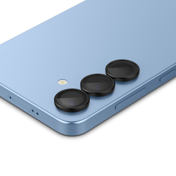 OSŁONA APARATU SPIGEN SAMSUNG GALAXY S25 OPTIK PRO GLAS.TR ”EZ FIT” CAMERA PROTECTOR 2-PACK CZARNA