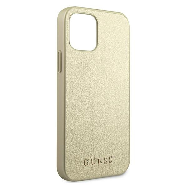 Etui GUESS Apple iPhone 12 Pro Max Iridescent Złoty Hardcase