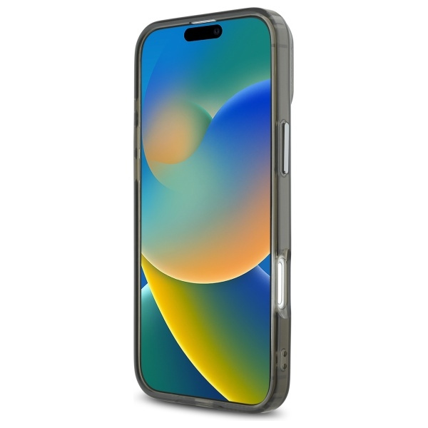 Karl Lagerfeld KLHMP16SHLSKCK iPhone 6.1" czarny/black hardcase IML Metal Karl&Choupette Head MagSafe