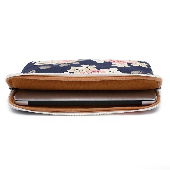 Etui CANVASLIFE Sleeve Macbook Pro 15 Navy Rose Granatowe Case