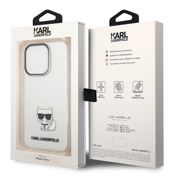 Etui KARL LAGERFELD Apple iPhone 14 Pro Max Choupette Body Bezbarwny Hardcase