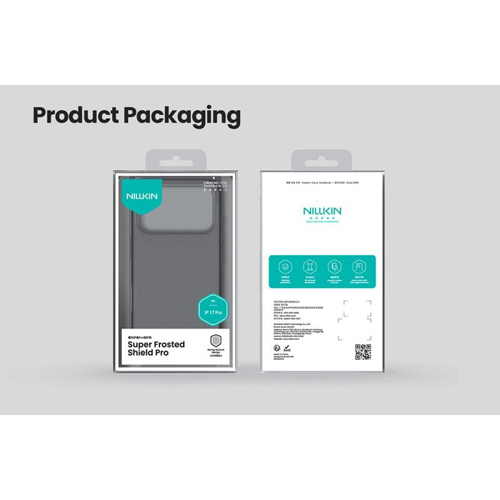 NILLKIN SUPER SHIELD PRO IPHONE 17 PRO TRANSPARENT BLACK / PRZEŹROCZYSTY CZARNY