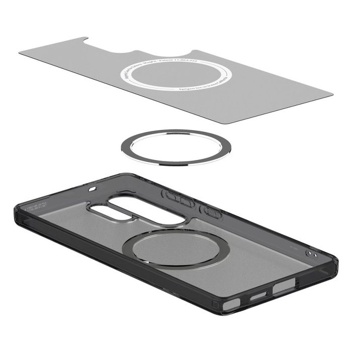 ETUI SPIGEN ULTRA HYBRID MAG MAGSAFE SAMSUNG GALAXY S25 ULTRA FROST BLACK