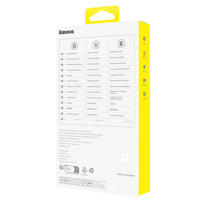 Etui Magnetyczne Etui na telefon iPhone 14 Baseus OS-Lucent Series (Przezroczysty) Case