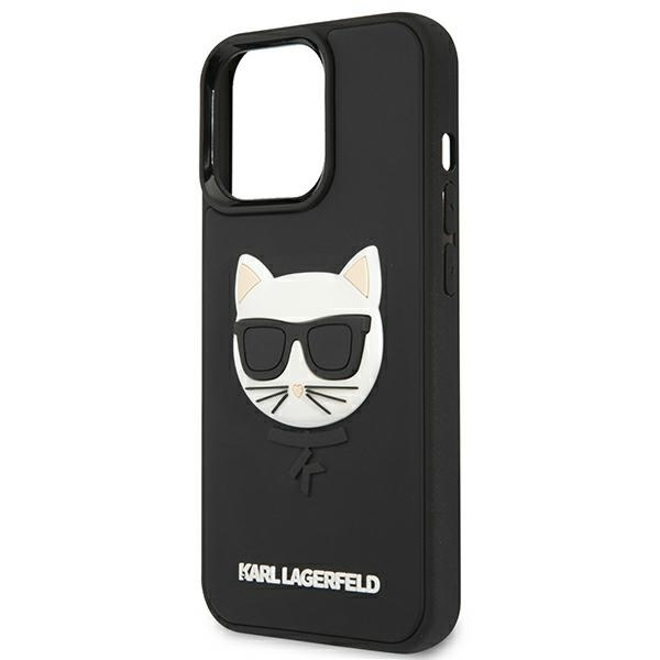 Etui KARL LAGERFELD Apple iPhone 13 Pro 3D Rubber Choupette Czarny Hardcase
