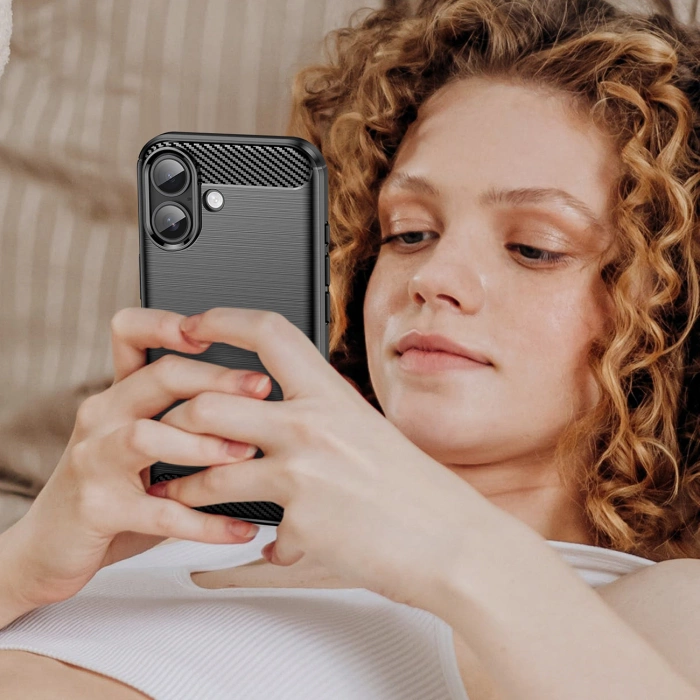 Etui Carbon Case iPhone 17 Czarne