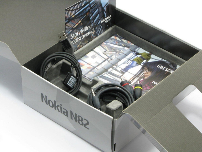 Pudełko NOKIA N82 CD, Kable, Instrukcja