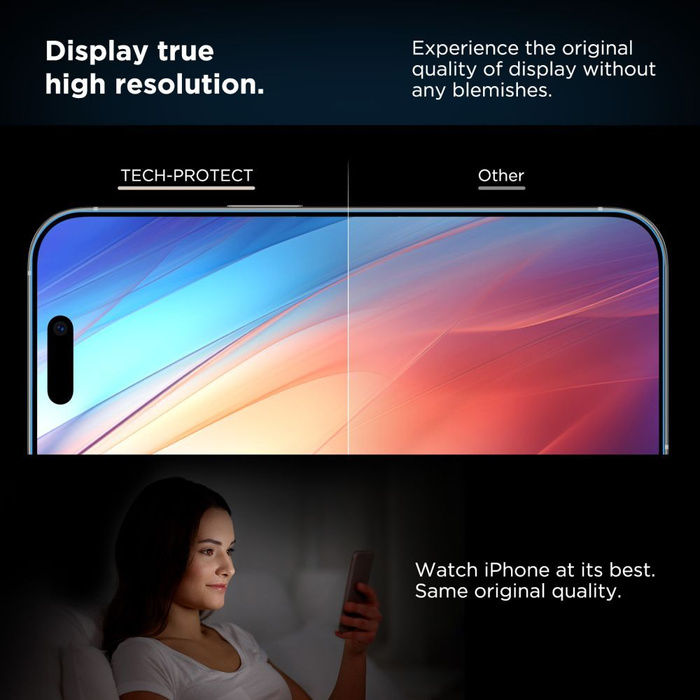 SZKŁO HARTOWANE TECH-PROTECT IPHONE 14 PRO QUICK SET+ 2-PACK CZARNE