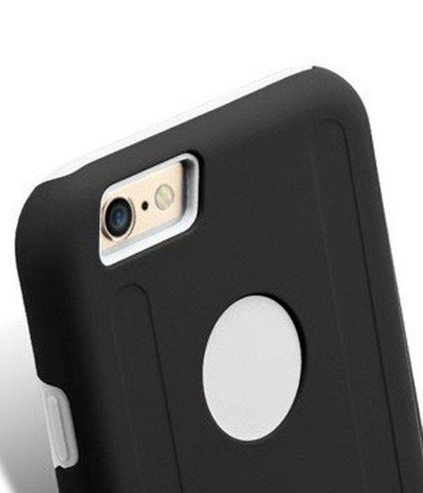 Etui iPhone 6 6S 4,7 MELKCO Dual Layer Black / White