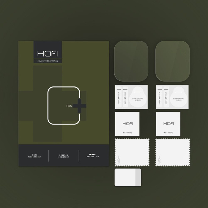 FOLIA HYDROŻELOWA HOFI HYDROFLEX PRO+ 2-PACK APPLE WATCH 10 (42 MM) CLEAR