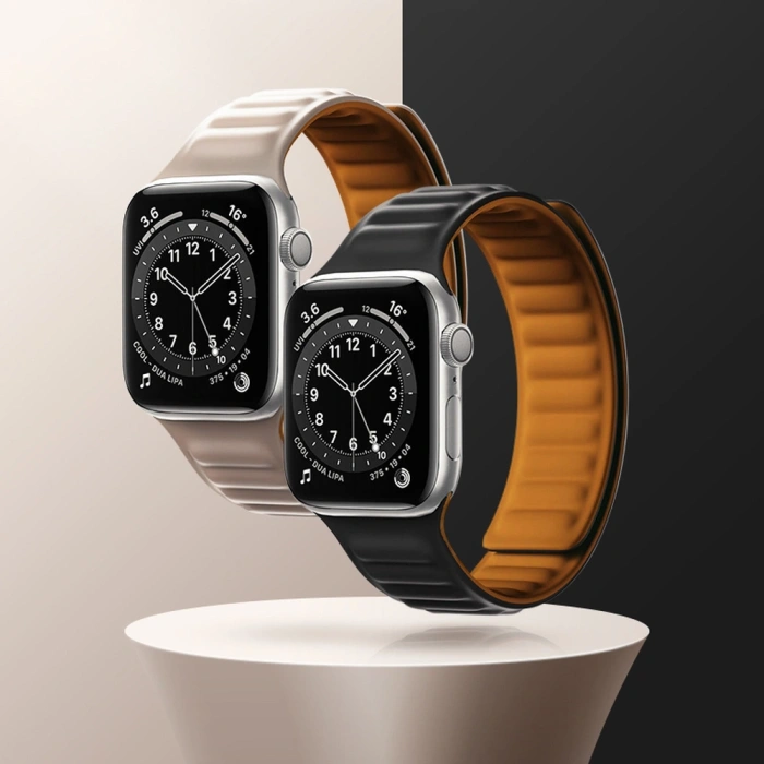 Pasek magnetyczny Magnetic Strap opaska bransoleta do Apple Watch 38 / 40 mm - niebieski