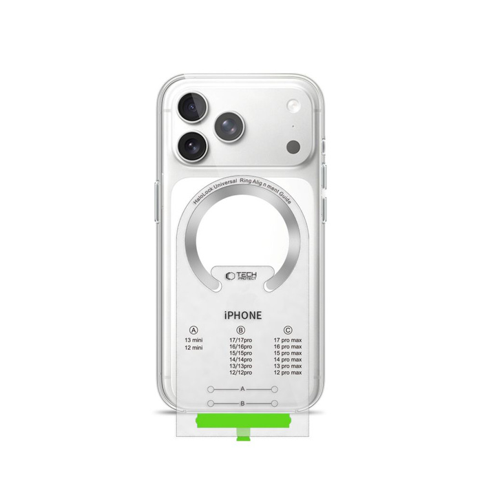 TECH-PROTECT MMP-210 MAGNETIC MAGSAFE RING 2-PACK DEEP BLUE & SILVER