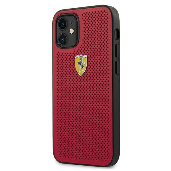 Etui FERRARI Apple iPhone 12 Mini 5,4 On Track Perforated FESPEHCP12SRE Czerwony Hardcase