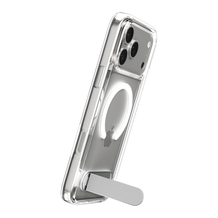 ETUI SPIGEN IPHONE 17 PRO MAX ULTRA HYBRID ”S” MAG MAGSAFE PRZEZROCZYSTE/BIAŁE