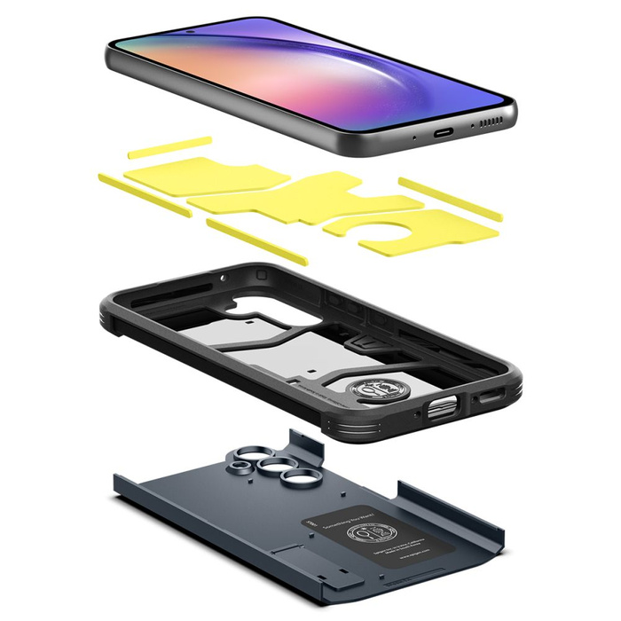 Etui SPIGEN Tough Armor Galaxy A54 5G Metal Slate