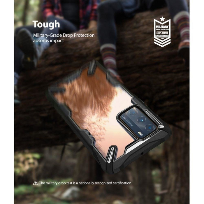 Etui RINGKE Fusion X Huawei P40 Camo Black Czarne Case