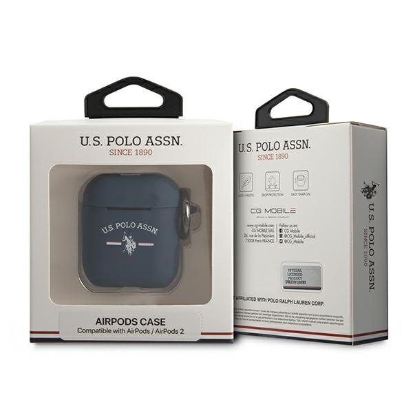 Etui US POLO Apple AirPods Granatowy Case