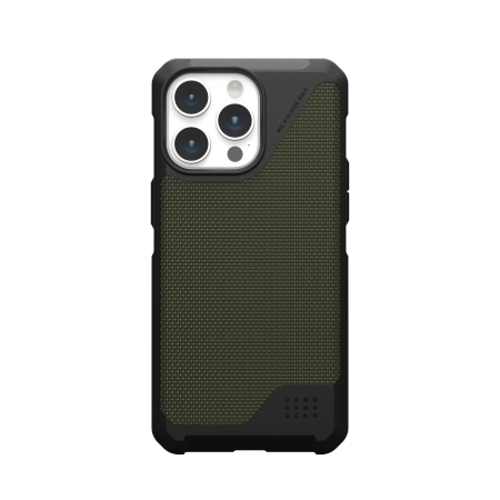 Etui UAG Metropolis LT Magsafe - obudowa ochronna do iPhone 15 Pro Max kompatybilna z MagSafe (kevlar olive) Case