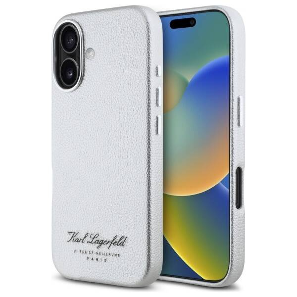 Etui Karl Lagerfeld iPhone 16 6,1" hardcase szary/grey hotel RSG